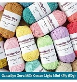 Gantsilyo Guru Milk Cotton Light Mini 4Ply (50g)