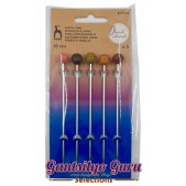 Pony Handcoloured Wood Knit Pins