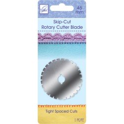 June Tailor Rotary Cutter Blade Tight Spaced Cuts 45mm June Tailor Rotary Cutter Blade Tight Spaced Cuts 45mm