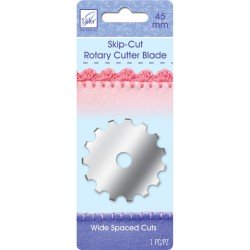 June Tailor Rotary Cutter Blade Wide Spaced Cuts 45mm