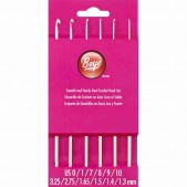 Boye 6-Pc. Steel Crochet Hook Set Boye 6-Pc. Steel Crochet Hook Set