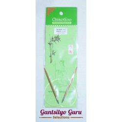 ChiaoGoo Bamboo Circular Knitting Needles Size 4 (3.5mm), 16 in.