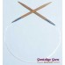 ChiaoGoo Bamboo Circular Knitting Needles Size 7 (4.5mm), 16 in.