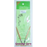 ChiaoGoo Bamboo Circular Knitting Needles Size 9 (5.5mm), 16 in.