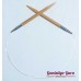ChiaoGoo Bamboo Circular Knitting Needles Size 9 (5.5mm), 16 in.