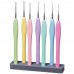 Clover Amour Steel Crochet Hook Set (7 Pcs.)