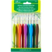 Clover Amour 9-Pc. Crochet Hook Set