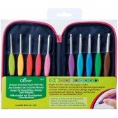 Clover Amour Crochet Hook Set With Case (10 Pcs.)