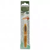Clover Soft Touch Steel Crochet Hook 0.50MM