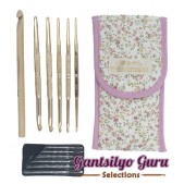 Hamanaka Double-Ended Crochet Hook Set w/ Case Hamanaka Double-Ended Crochet Hook Set w/ Case