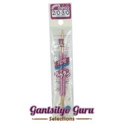 Hamanaka Aluminum Crochet Hook 2/0 - 3/0 (2MM and 2.3MM)
