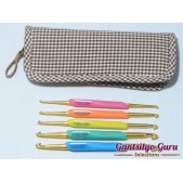 Hamanaka Aluminum Crochet Hook Set w/ Case