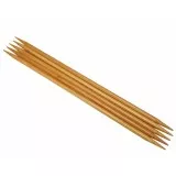 HiyaHiya Bamboo DPNs 4.50mm, 5 in.