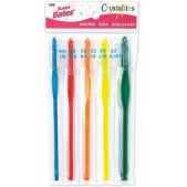 Susan Bates Crystalites Acrylic 5-Pc. Crochet Hook Set