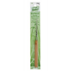 Susan Bates Bamboo Handle / Steelite Head Crochet Hook Size 6 (1.60mm)