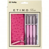 Tulip Etimo Rose 3-Pc. Crochet Hook Set (US Set)
