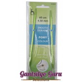 Pony Colored Aluminum Circular Knitting Needles 4.5MM (60CM) Pony Colored Aluminum Circular Knitting Needles 4.5MM (60CM)