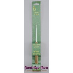 Pony Bamboo Handle Crochet Hook 3.0MM