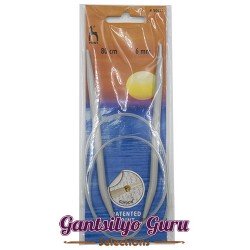 Pony Circular Knitting Needles 6MM (80CM)