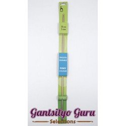 Pony Colored Aluminum Double Ended Tunisian Crochet Hook 3MM (30CM)