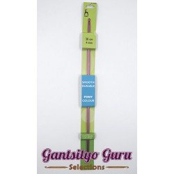 Pony Colored Aluminum Double Ended Tunisian Crochet Hook 4MM (30CM)
