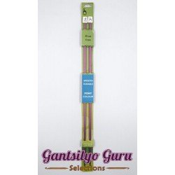 Pony Colored Aluminum Knobbed Knitting Needles 4MM (35CM)