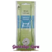 Pony Colored Aluminum Circular Knitting Needles 3.25MM (60CM)