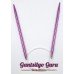 Pony Colored Aluminum Circular Knitting Needles 4MM (40CM)