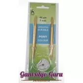 Pony Colored Aluminum Circular Knitting Needles 7MM (40CM)