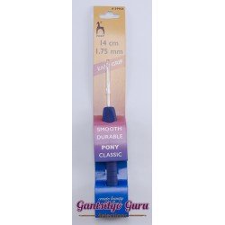 Pony Easy Grip Flat Steel Crochet Hook 1.75MM
