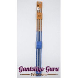 Pony Knobbed Knitting Needles 6MM (35CM)