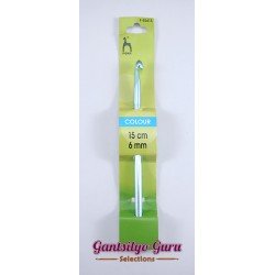 Pony Colored Aluminum Crochet Hook 6.0MM
