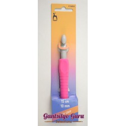 Pony Easy Grip Flat Crochet Hook 10.0MM