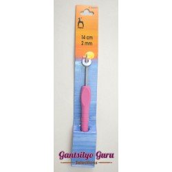 Pony Easy Grip Flat Crochet Hook 2.0MM