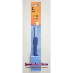 Pony Easy Grip Flat Crochet Hook 6.0MM