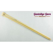 Bamboo Straight Knitting Needles 6.0 (34 cm)