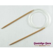 Bamboo Circular Knitting Needles 4.5 (80 cm)