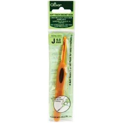 Clover Soft Touch Crochet Hook 6MM