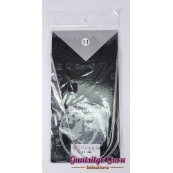 Steel Circular Knitting Needles 11 / 3mm (80 cm)