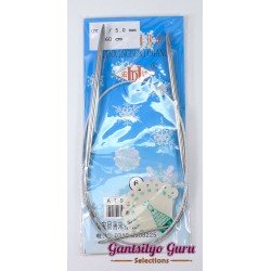 Steel Circular Knitting Needles 6 / 5mm (60 cm)
