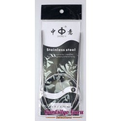 Steel Circular Knitting Needles 9 / 3.75mm (80 cm)