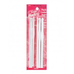 Susan Bates Luxite Plastic Crochet Hook Set