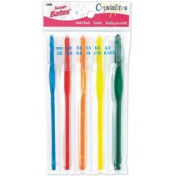 Susan Bates Crystalites Acrylic 5-Pc. Crochet Hook Set