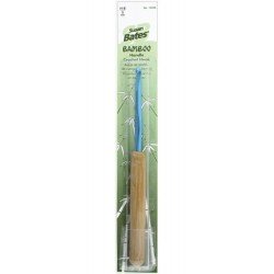 Susan Bates Bamboo Handle / Silvalume Head Crochet Hook Size H8 (5mm)