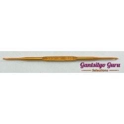 Double-Ended Aluminum Crochet Hook 2/0 - 3/0