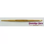 Double-Ended Aluminum Crochet Hook 5/0 - 6/0