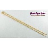Bamboo Straight Knitting Needles 4.0 (34 cm)