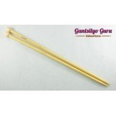 Bamboo Straight Knitting Needles 8.0 (34 cm)