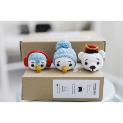 Gantsilyo Guru Christmas Trio Amigurumi Crochet Kit