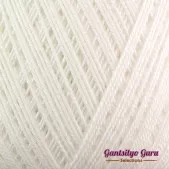 Cannon Mercerized Cotton 8 Thread Ball White